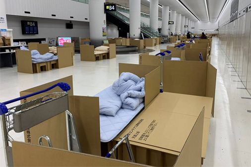 Sản xuất giường giấy carton – Giải pháp tối ưu cho bệnh viện dã chiến, khu cách ly
