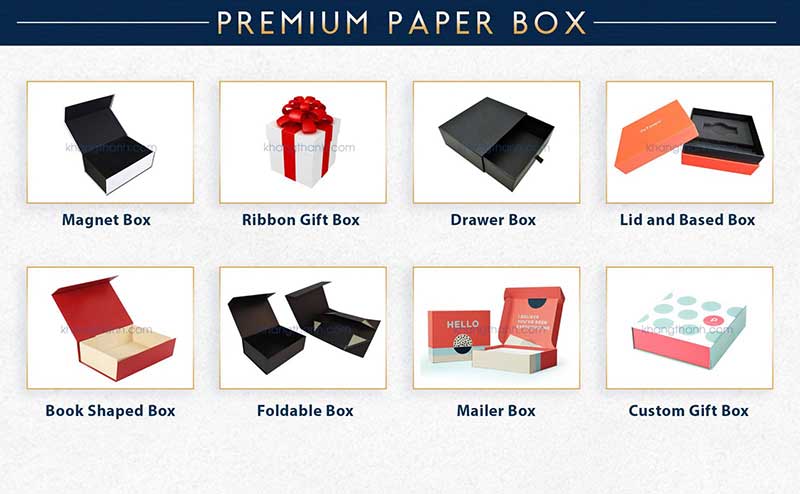 premium gift paper box