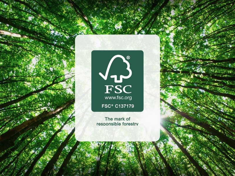 Environmental protection: FSC standard packaging product