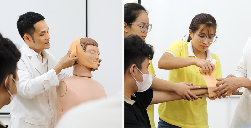 Khang Thanh first aid training