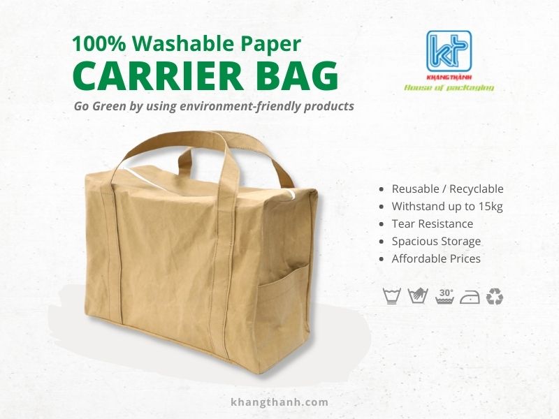washable paper bags Khang Thanh packaging