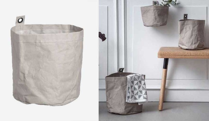 washable paper storage basket