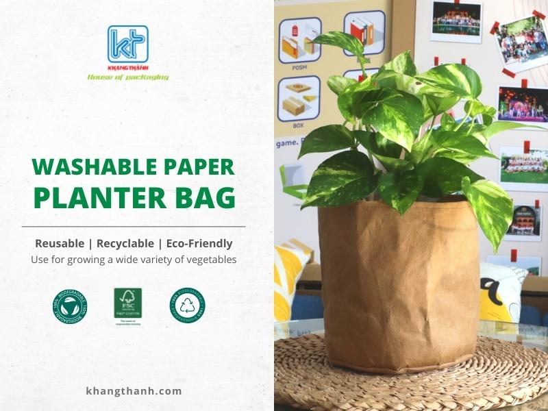 washable paper planter bag Khang Thanh
