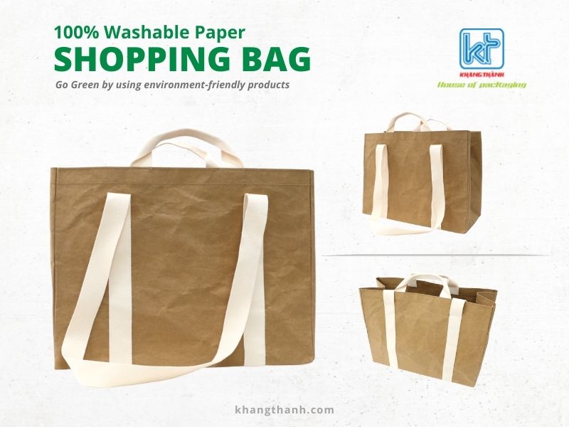 washable paper shopping bag Khang Thanh