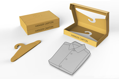 Cardboard hanger - A sustainable clothes hanging solution 