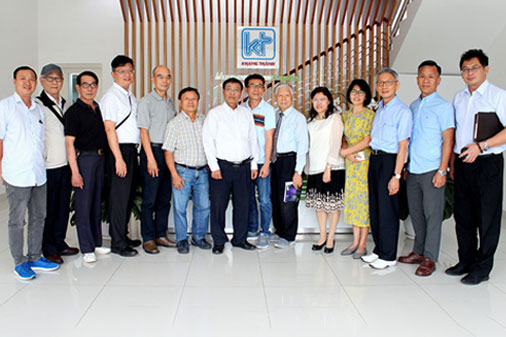 Khang Thành đón tiếp Hiệp hội In, Trung tâm nghiên cứu Đài Loan tham quan nhà máy