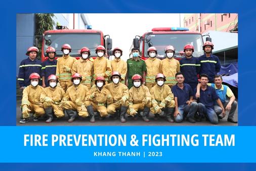 Khang Thanh organizes training for fire prevention and rescue plan 2023
