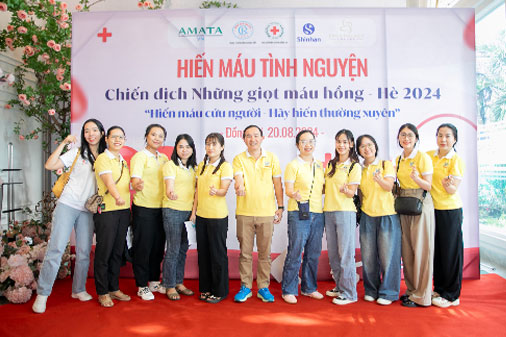 Khang Thanh staff actively joined 2024 blood donation drive