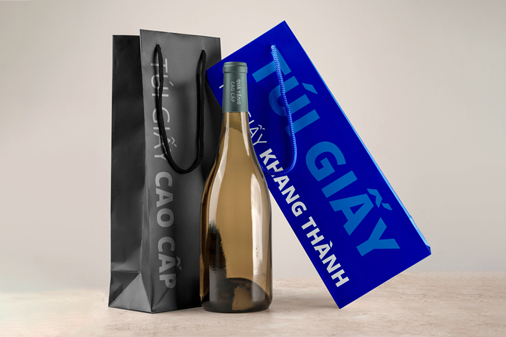 3 Steps to produce luxury wine paper bags for New Year 2024