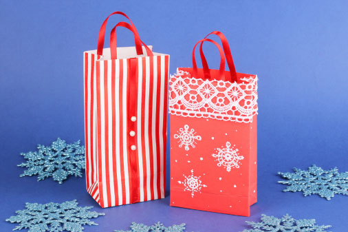 Upgrade presents with Christmas luxury paper bags for the festive season