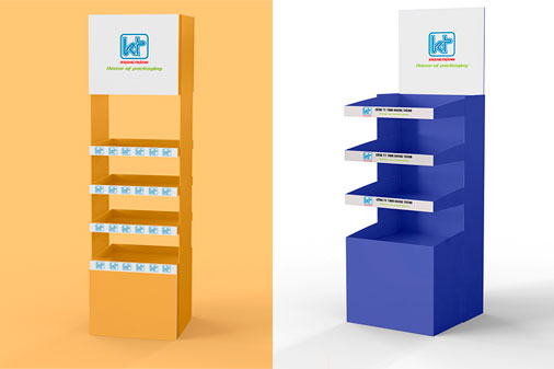 ​Wonderful advantages of paper display floor stand